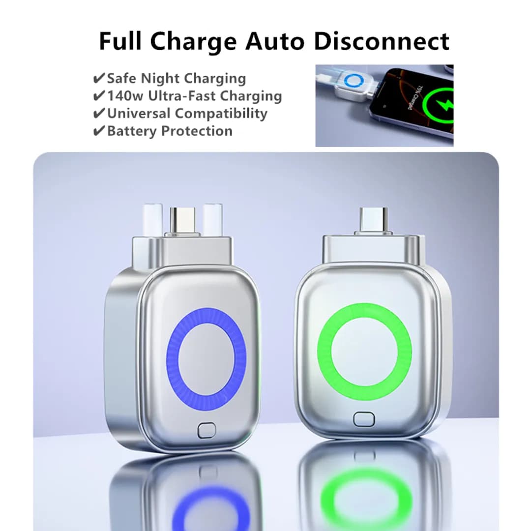 140W Smart Full Charge Auto Cut-Off Separator with Battery & Heat Protection