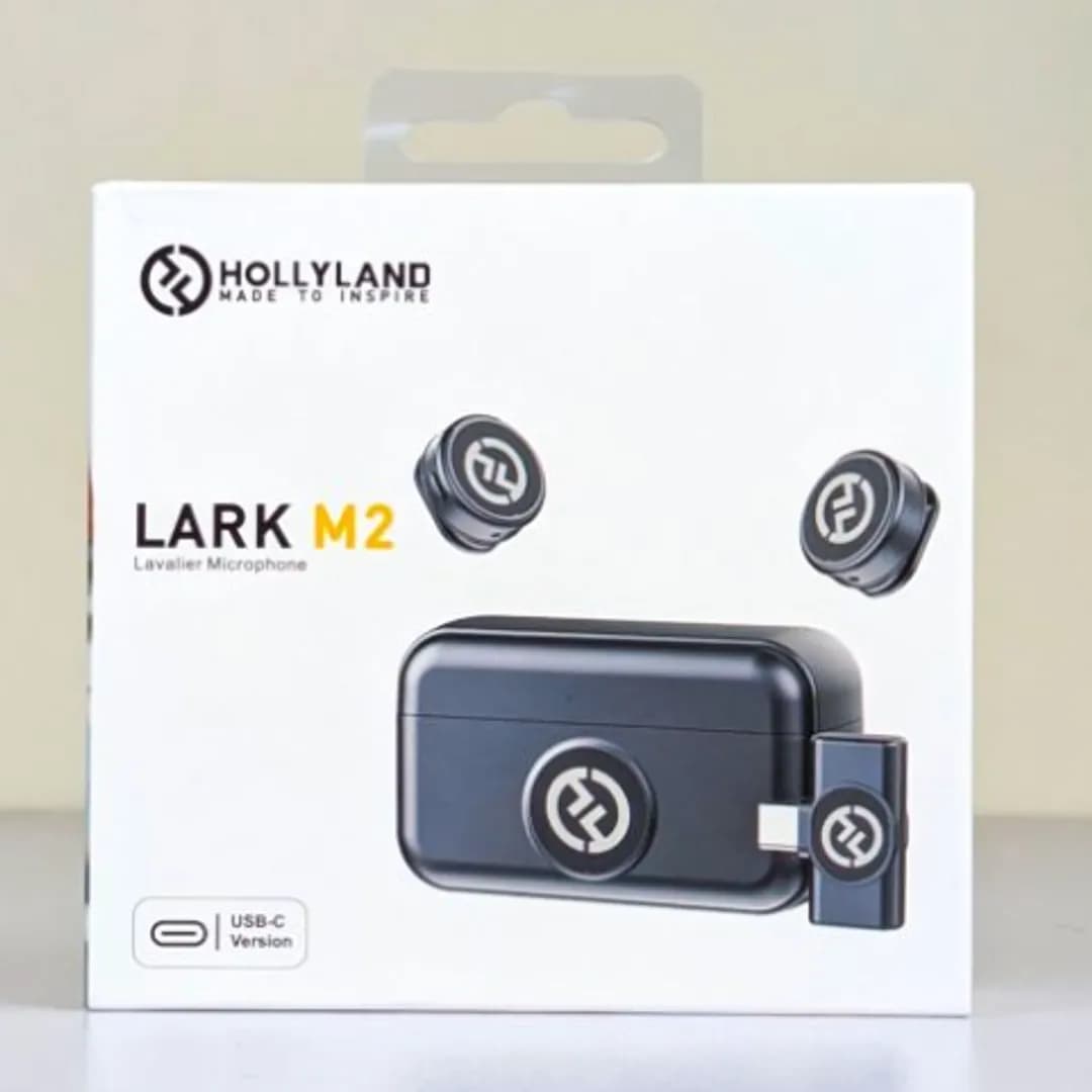 Hollyland Lark M2 (1:1 Master Copy) Wireless Lavalier Microphone with Smart ENC Noise Reduction