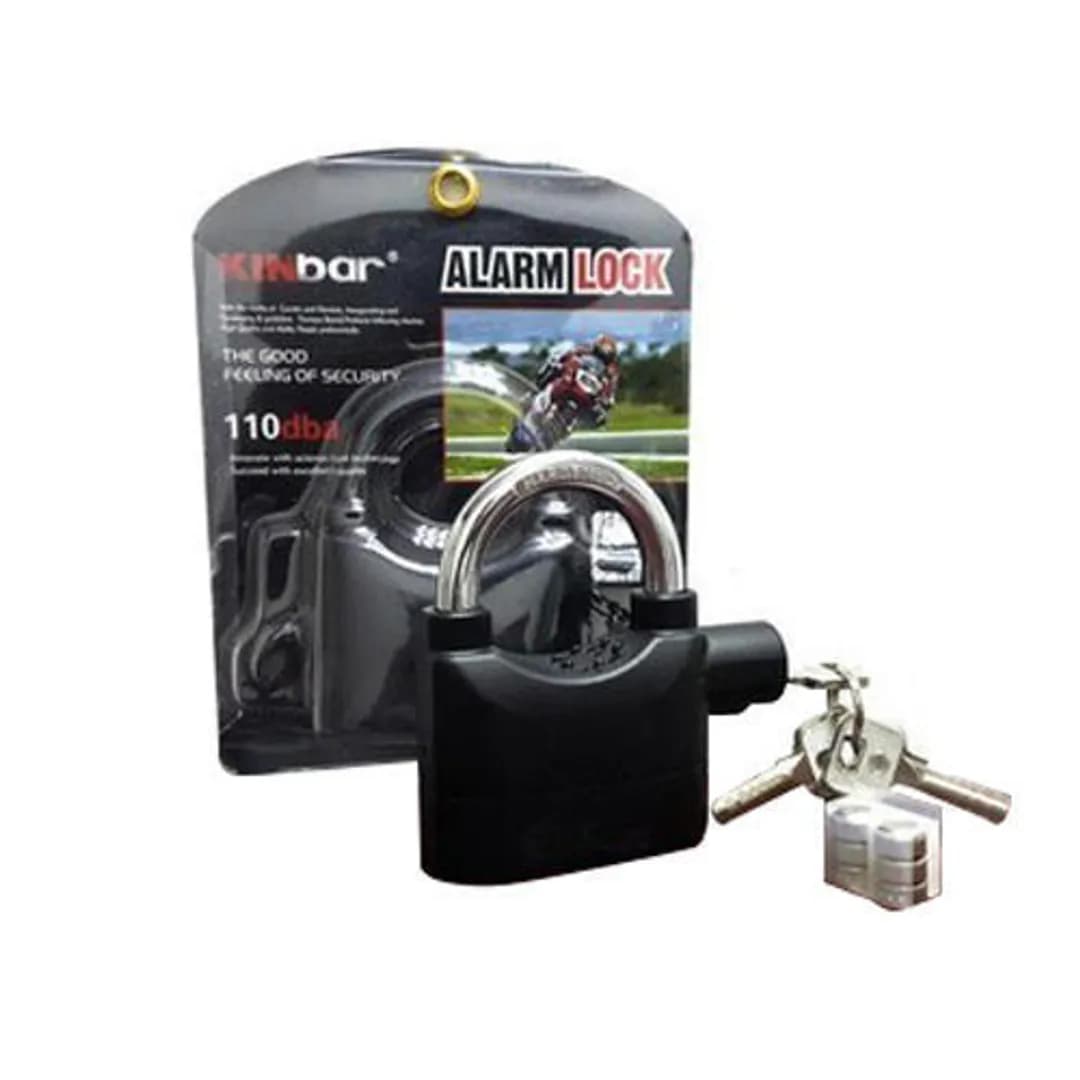 Heavy Duty Siren Alarm Padlock with Motion Sensor & 3-Minute Alarm Duration